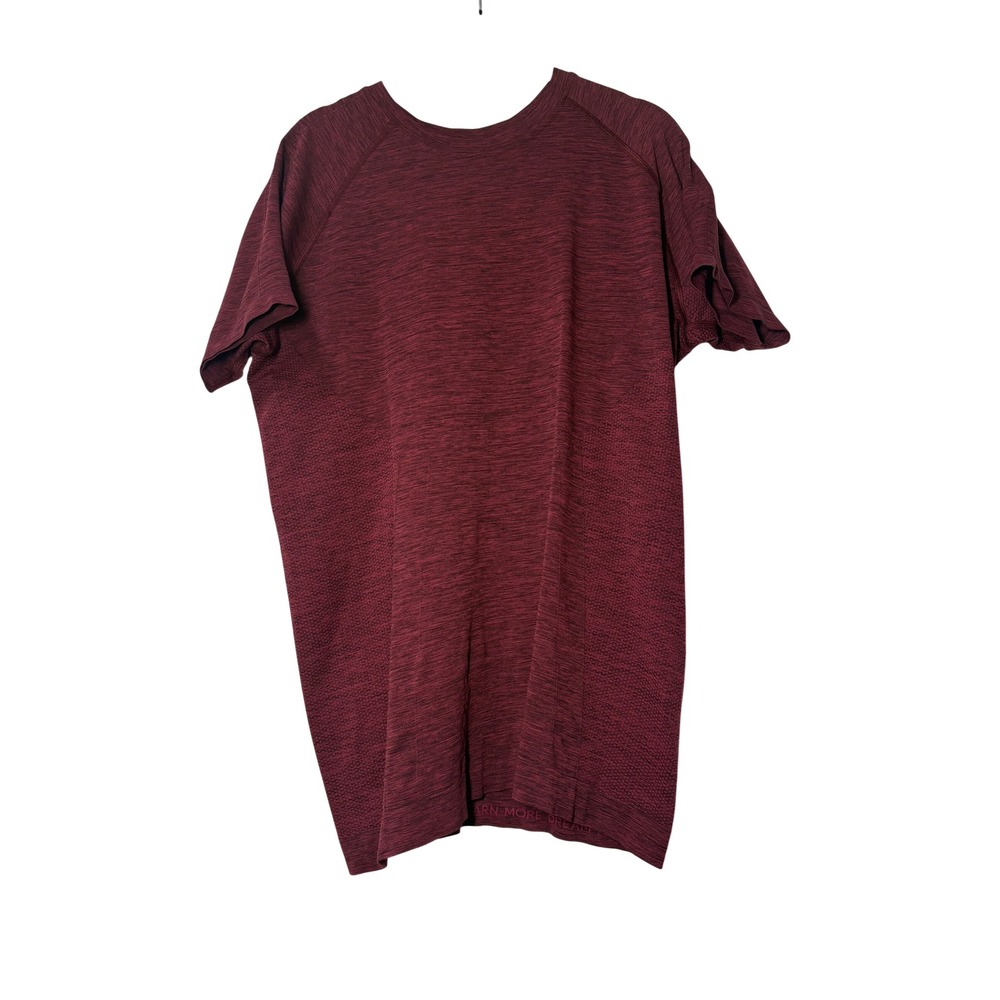 Alphalete Athletics Mens Large Burgundy Heather Seamless Performance T-Shirt